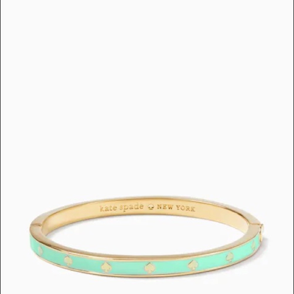 Kate spade enamel hinge bracelet in Mint